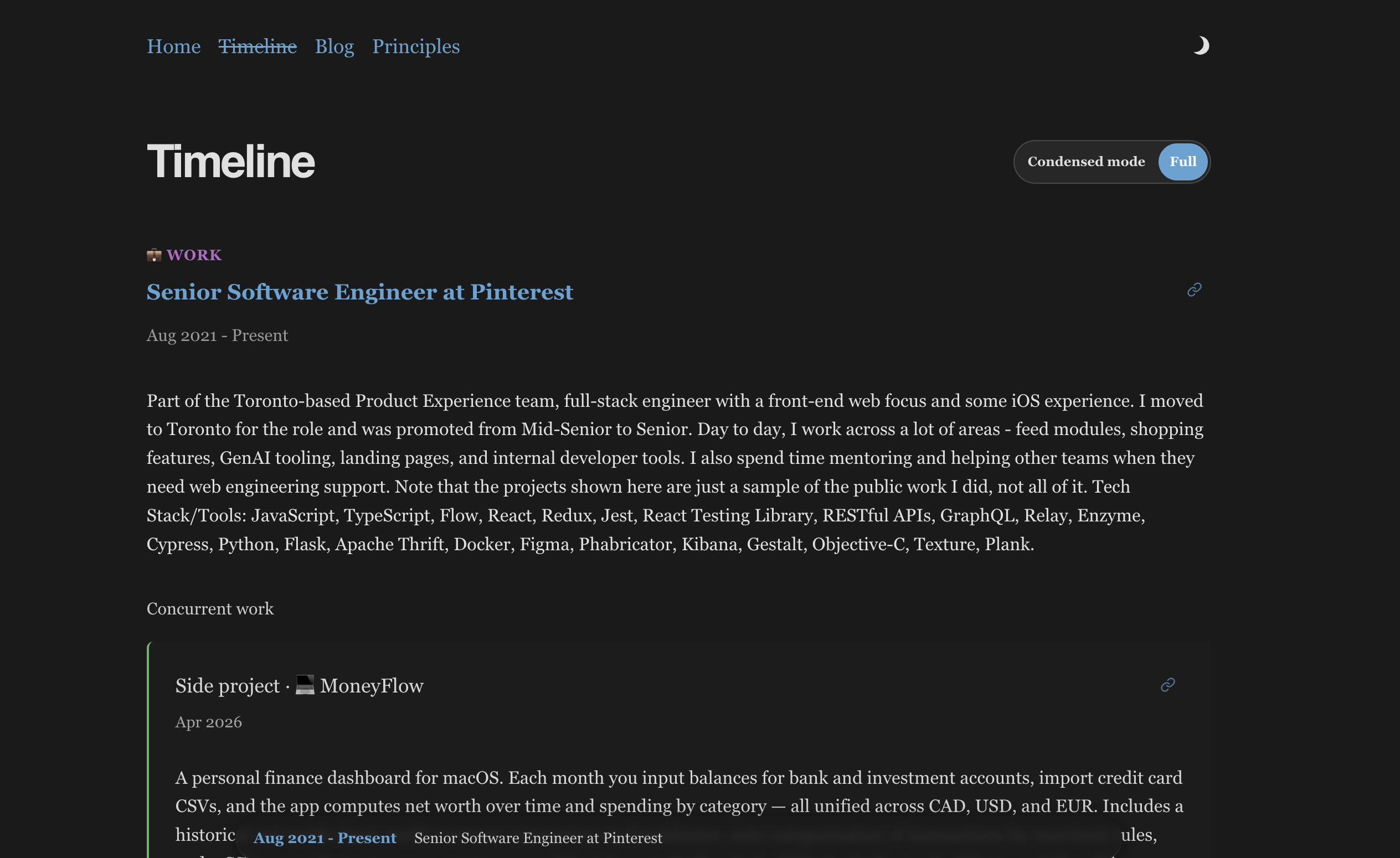 Jon Portella Blog: Timeline